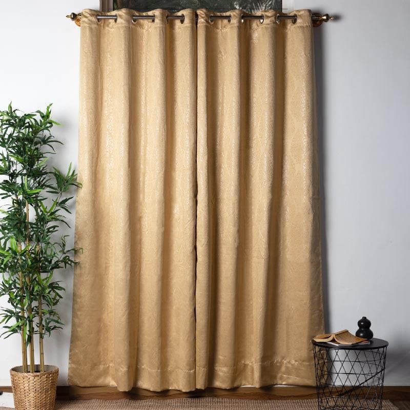 Earthy Beige Curtain